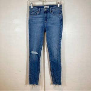 PAIGE Blue Ankle & Cropped Jeans